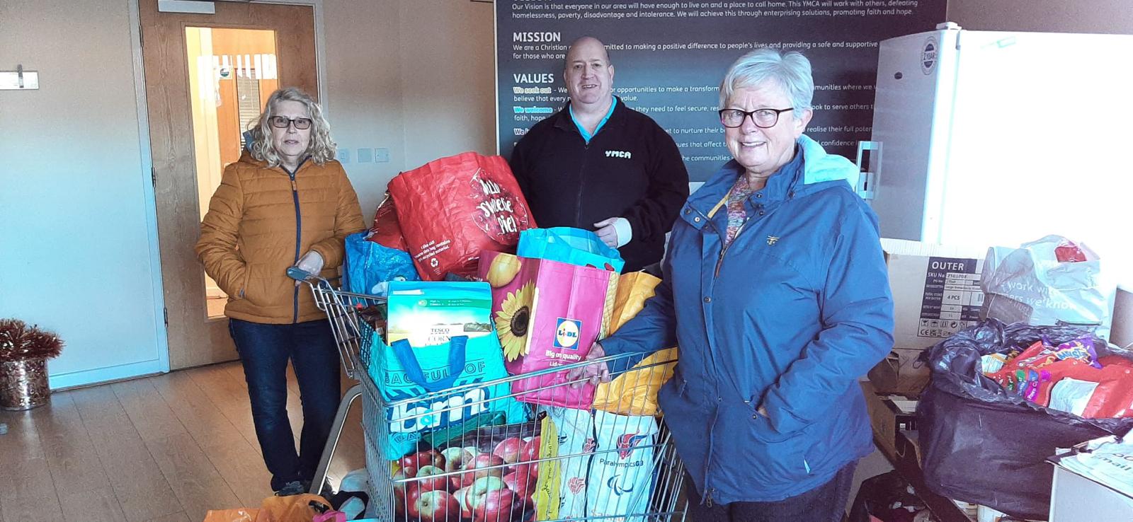 YMCA Burton Christmas Foodbank donations Burton YMCA